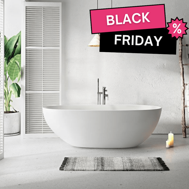 Freistehende Badewanne florida matt 165 cm