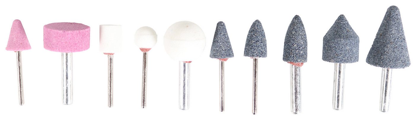 WELDINGER Geradschleifer Geradschleifer GS 650el 650 W Aufnahme 3/6/8 mm 10er-Set Schleifstifte, max. 28000 U/min, (18 tlg), Konstant-Elektronik, Sanftansauf Bild 5