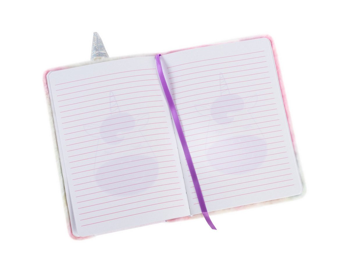Idena Notizbuch Idena Notizbuch Fluffy Einhorn liniert 80 Blatt 80g/m² DIN A5