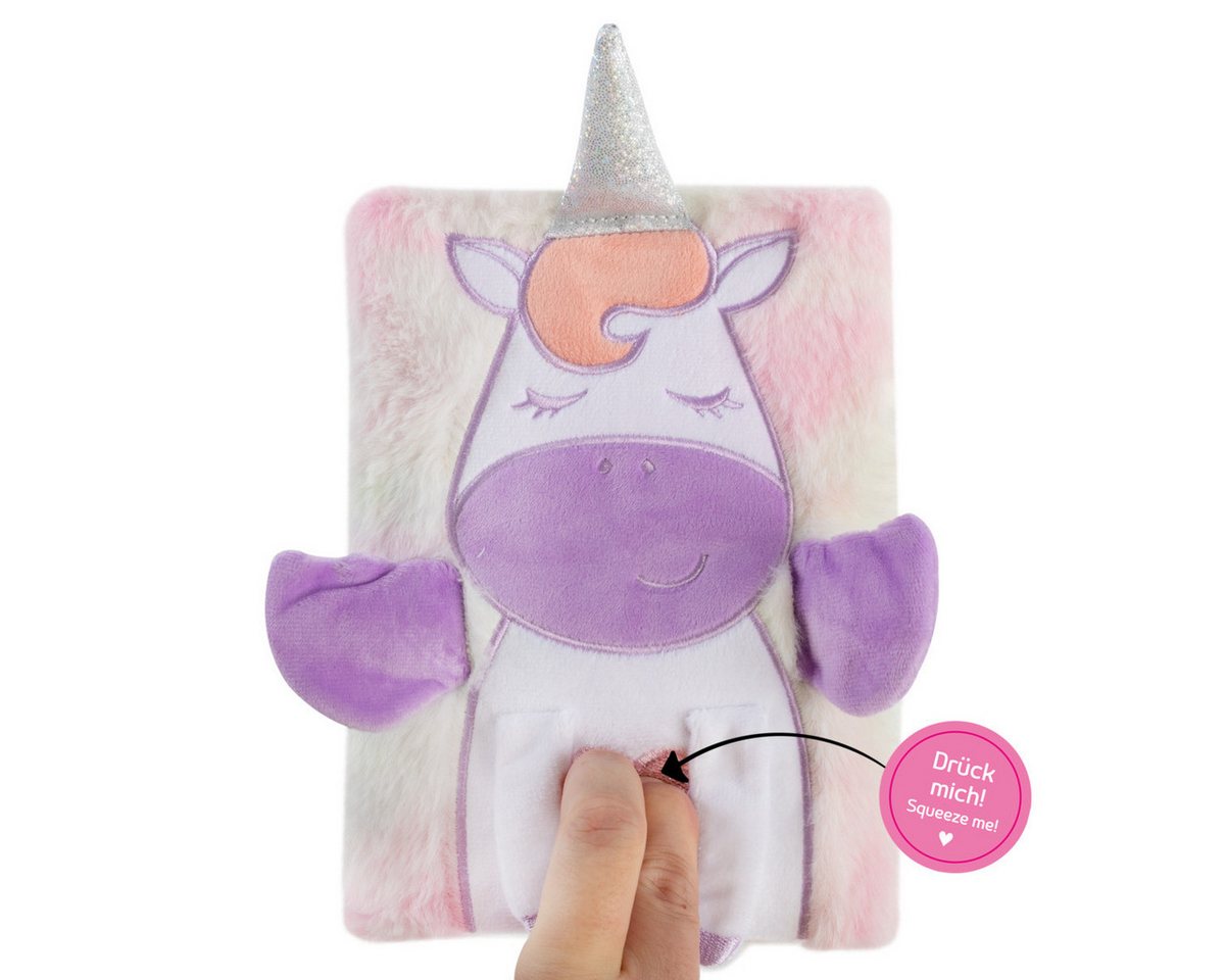 Idena Notizbuch Idena Notizbuch Fluffy Einhorn liniert 80 Blatt 80g/m² DIN A5 Bild 3