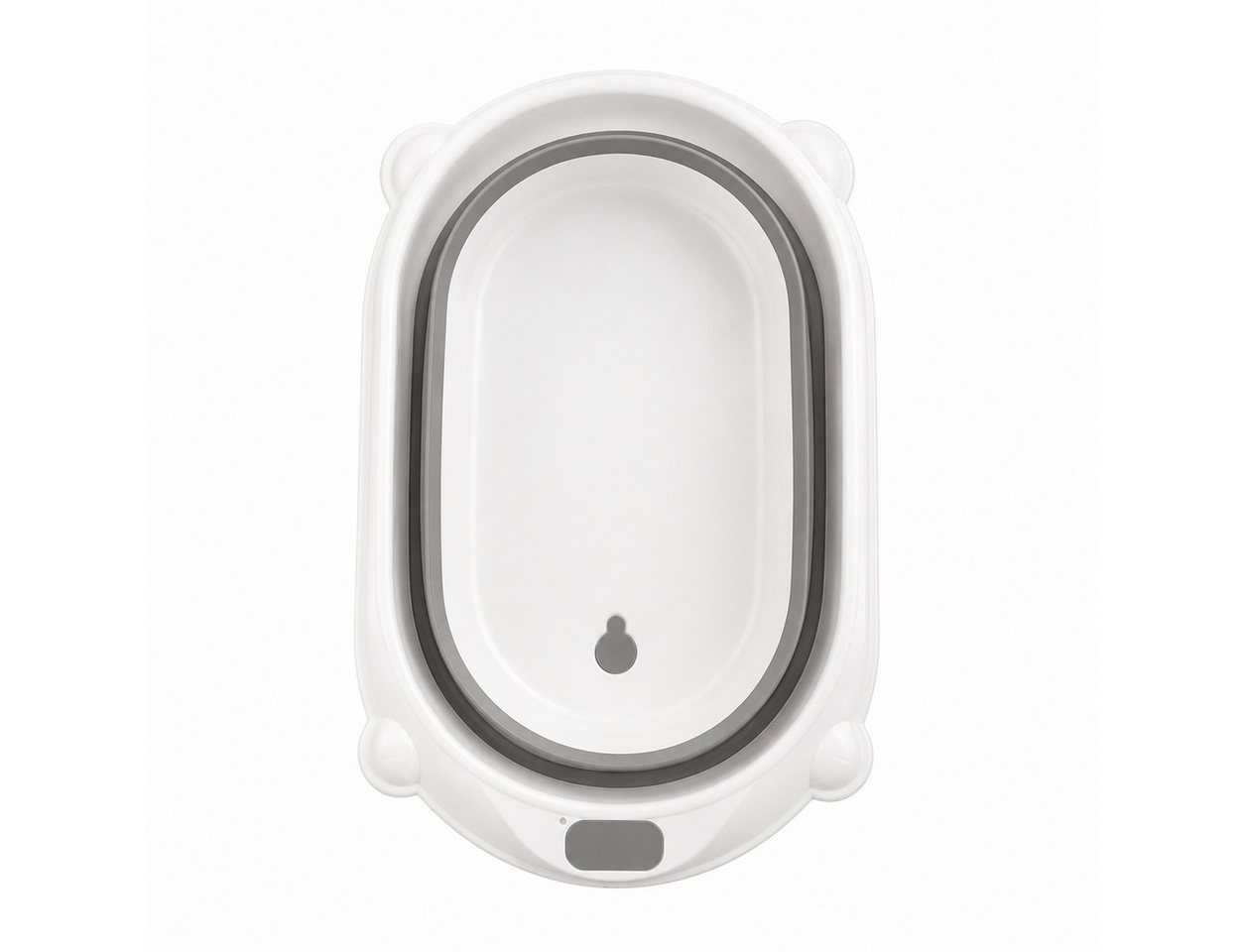 Boncuks Home Babybadewanne Faltbare Baby Badewanne mit Ablauf, rutschfest & platzsparend