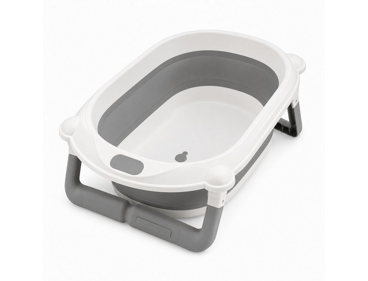 Boncuks Home Babybadewanne Faltbare Baby Badewanne mit Ablauf, rutschfest & platzsparend Bild 2