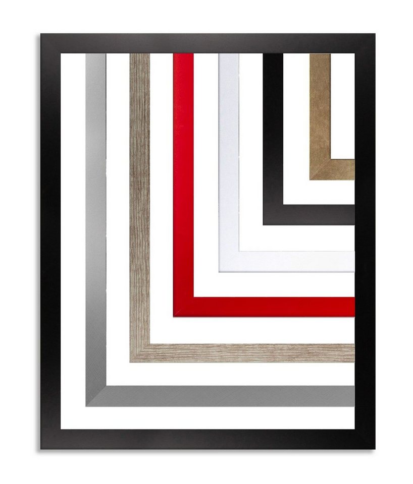 myposterframe Einzelrahmen Rahmen Maia, (1 Stück), 61x91 cm, Schwarz, MDF Bild 3