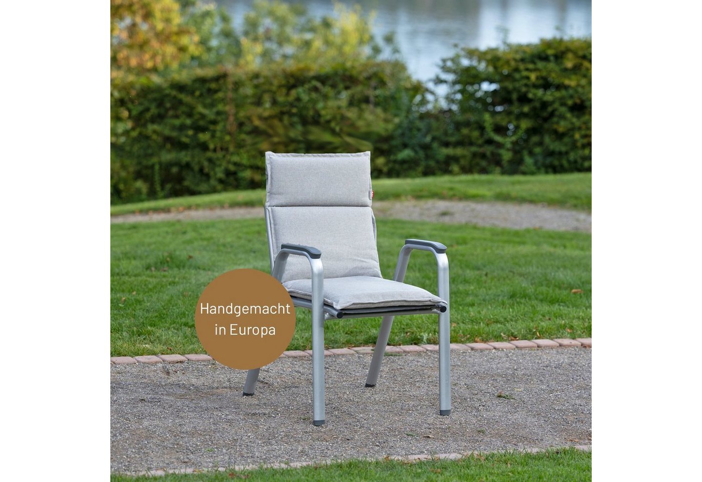 Herlag Polsterauflage Bea Niedriglehner, (1 St), Gartenstuhlauflage 100x50x4,5cm Wasserabweisend UV-Schutz Bild 5