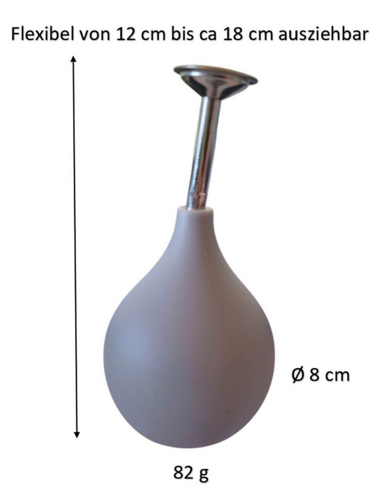 Dekowunder Gießkanne KLEIN GRAU Pflanzen Sprüher 240 ml – Zerstäuber für Blumen & Pflanzen Bild 3