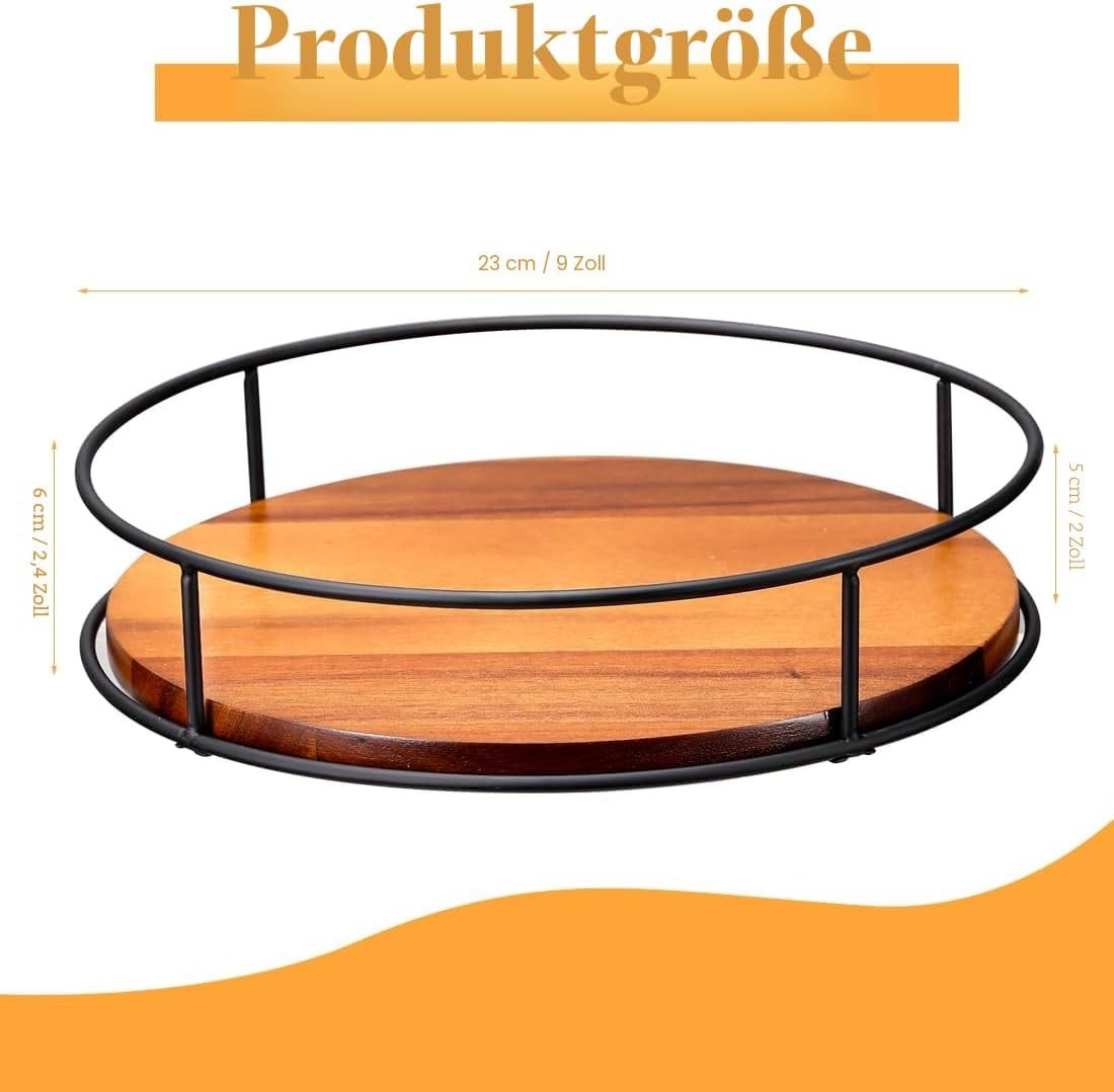 wohnTRAUM24 Küchenorganizer-Set Drehbarer Organizer – 360° Drehteller für Bad, Küche & mehr, (1-tlg), Drehteller Organizer Drehbar Gewürz Organizers Küchen Gewürzregal Bild 2