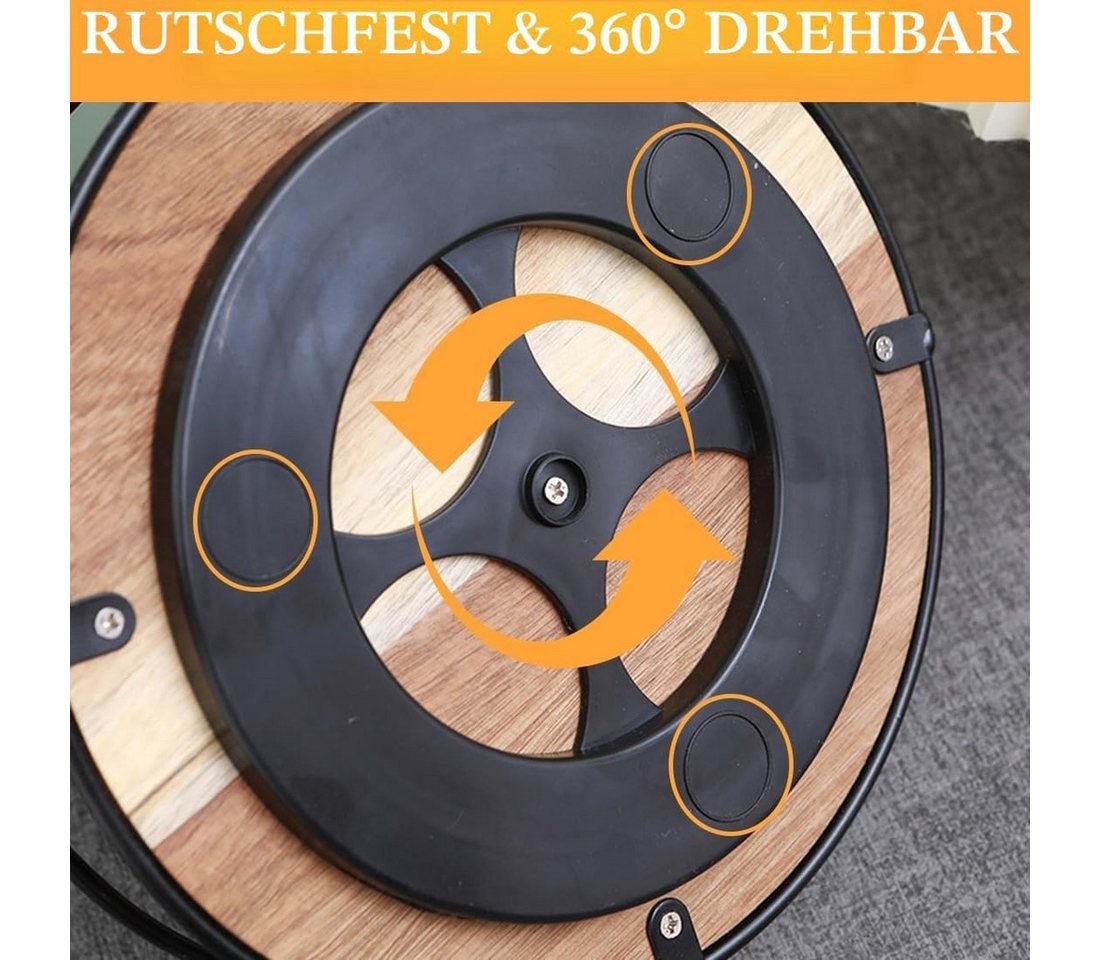 wohnTRAUM24 Küchenorganizer-Set Drehbarer Organizer – 360° Drehteller für Bad, Küche & mehr, (1-tlg), Drehteller Organizer Drehbar Gewürz Organizers Küchen Gewürzregal Bild 4