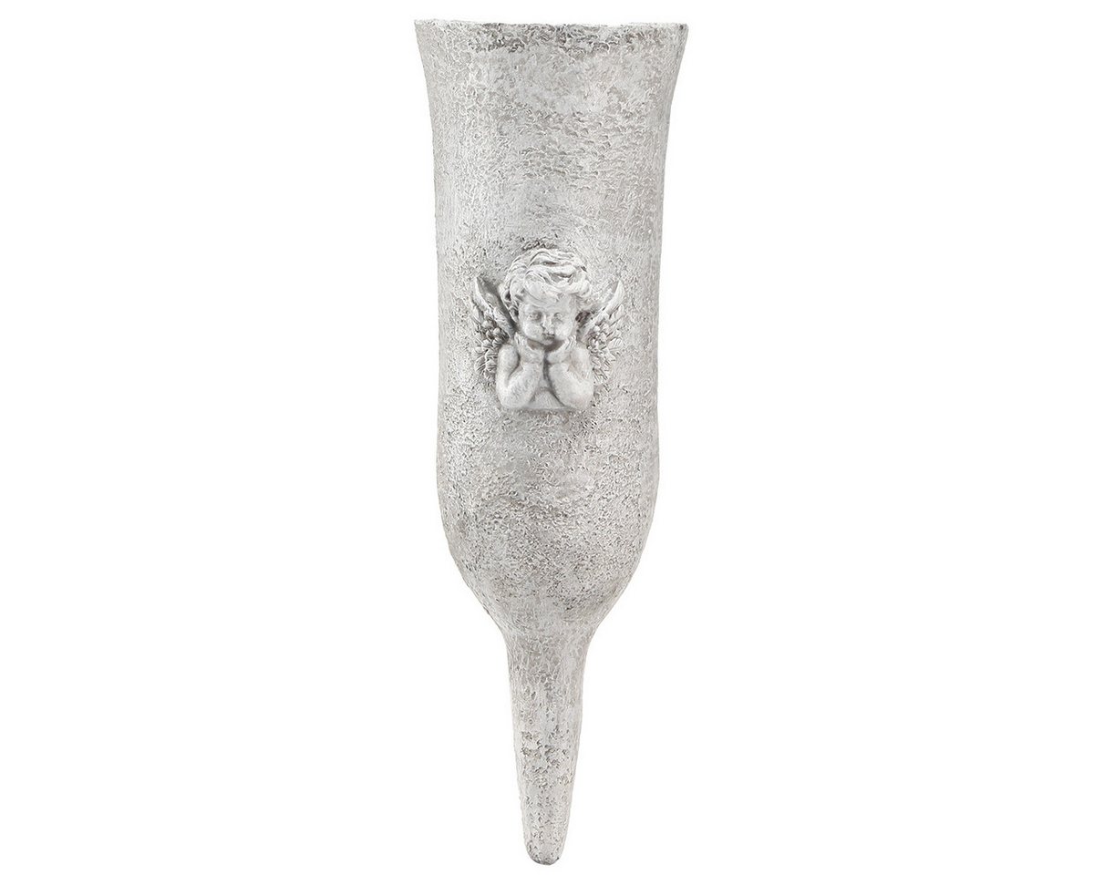 Florists Products Bodenvase Grabvase Polyresin Engel Motiv, wetterfest, Friedhofsvase zum Bild 3