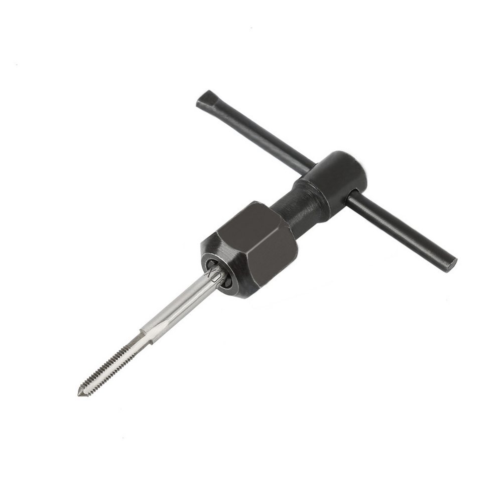JEOBEST Gewindeschneider Gewindebohrer und Schneideisen Set, (40-tlg) mit Windeisen, Metall Bild 2