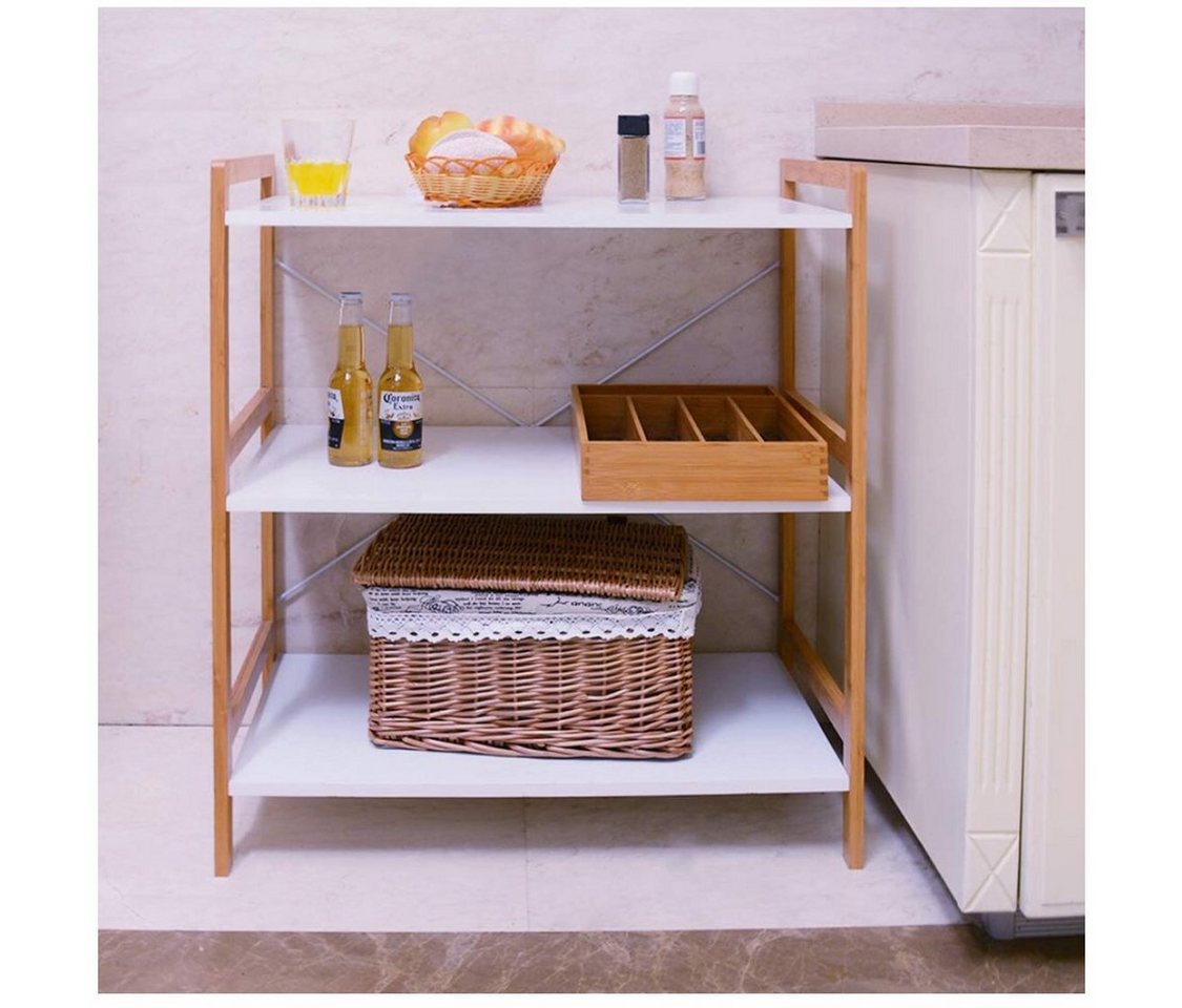 little dove Küchenregal Kleines Regal 3 Ablagen für Küche Wohnzimmer Bad Büro Bild 2
