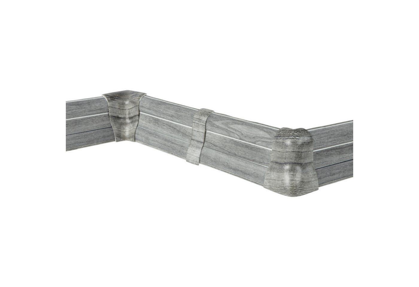 SN DECO GROUP Sockelleiste SN Deco - Sockelleiste, Abschlussleisten, Boden Leisten, Kabelkanal, L: 1000 cm, 5-St., Kunststoff (PVC)