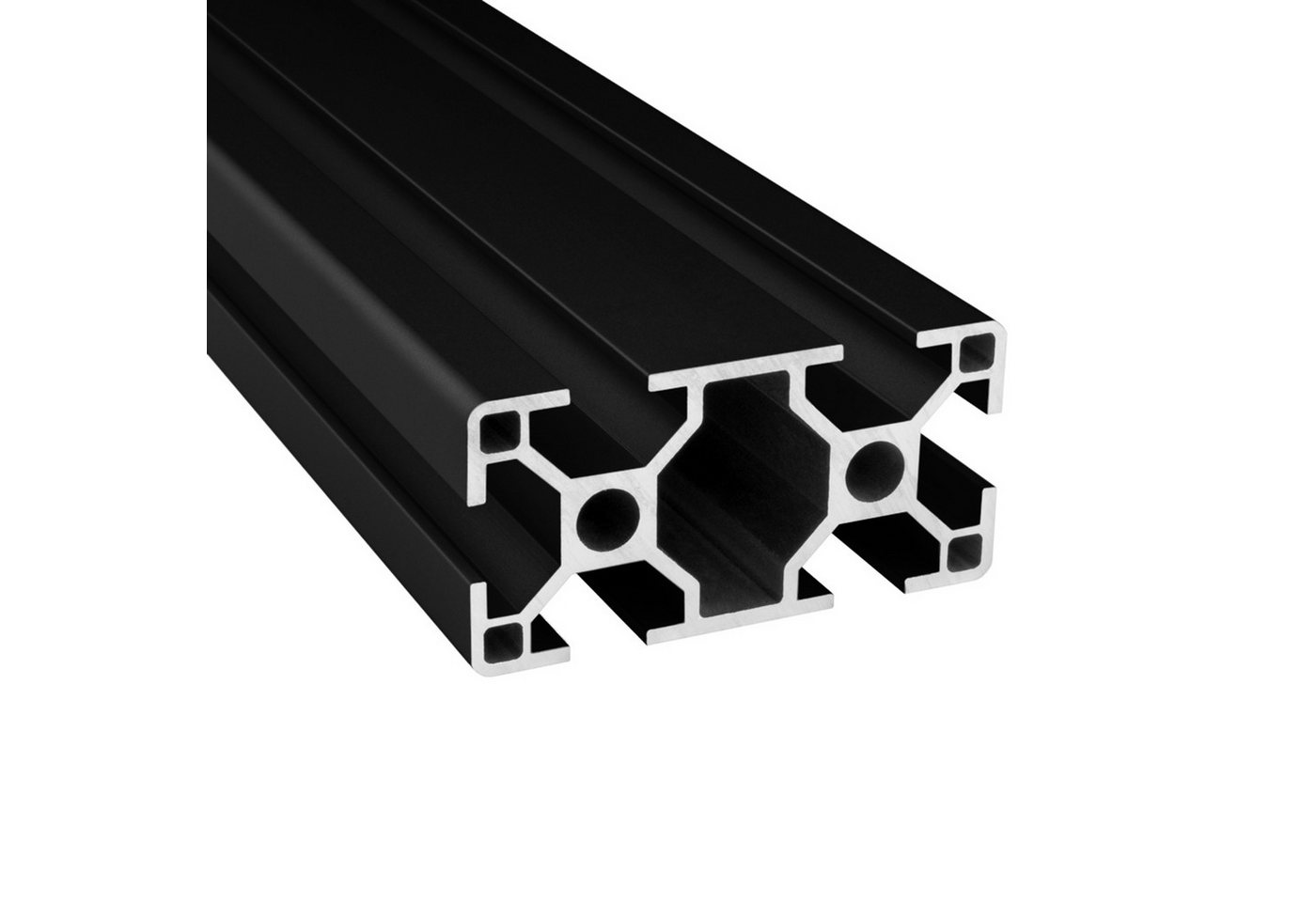 KLAK Profil KLAK 30/60 - Aluprofil 30x60mm Profil Typ-I Nut 8 10-200cm schwarz Bild 4