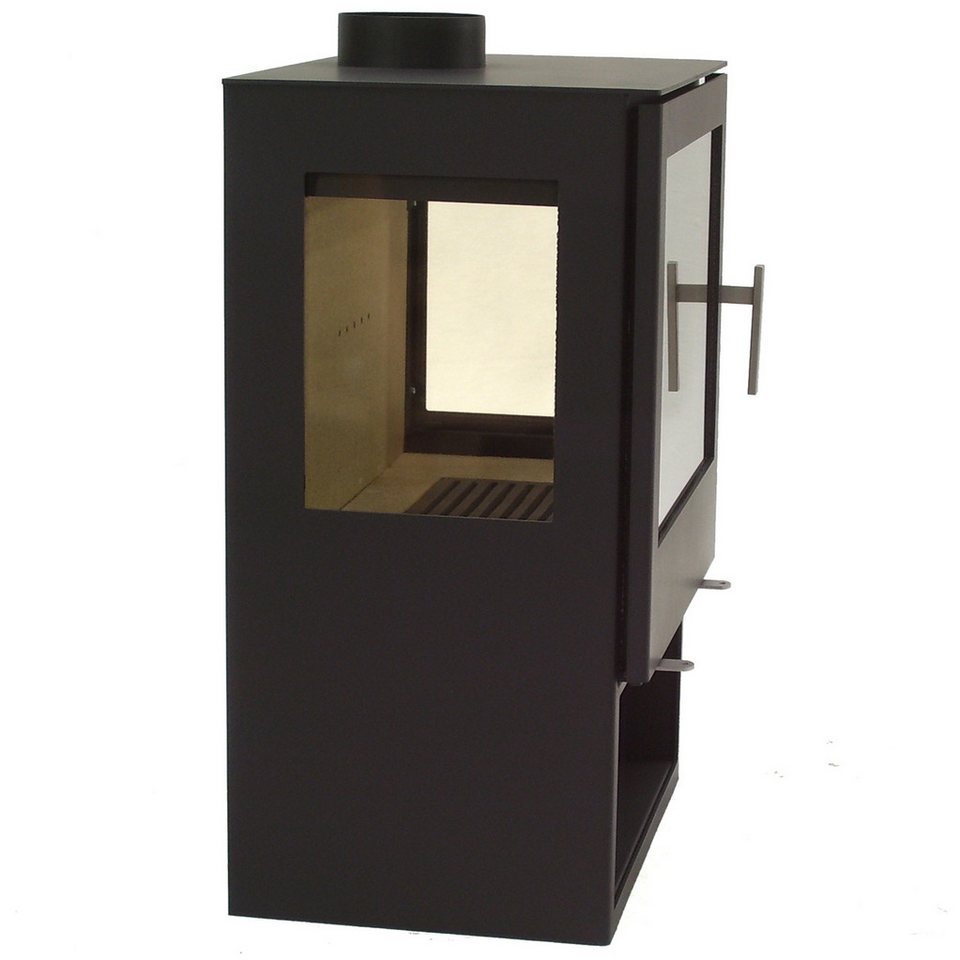 Apex Kaminofen Panorama Kaminofen 9,8kW 56315 Holzofen 9.8kW 3 Scheiben, (1-tlg) Bild 4
