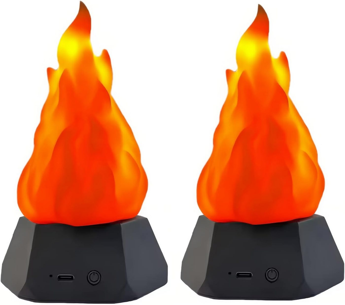 FELIXLEO LED Nachtlicht LED Flammen simulation bietet hohe Sicherheit ohne echte Hitze Bild 2