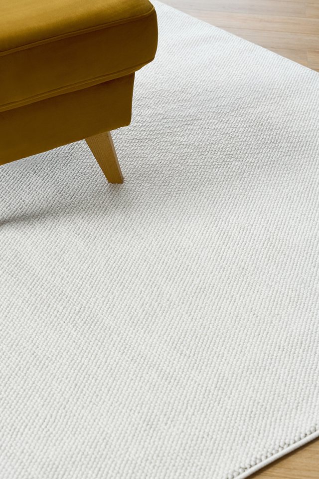 Tapiso Teppich AGRA, quadratisch, Höhe: 10 mm, Quadratischer Kurzflorteppich mit weicher Oberfläche Bild 2