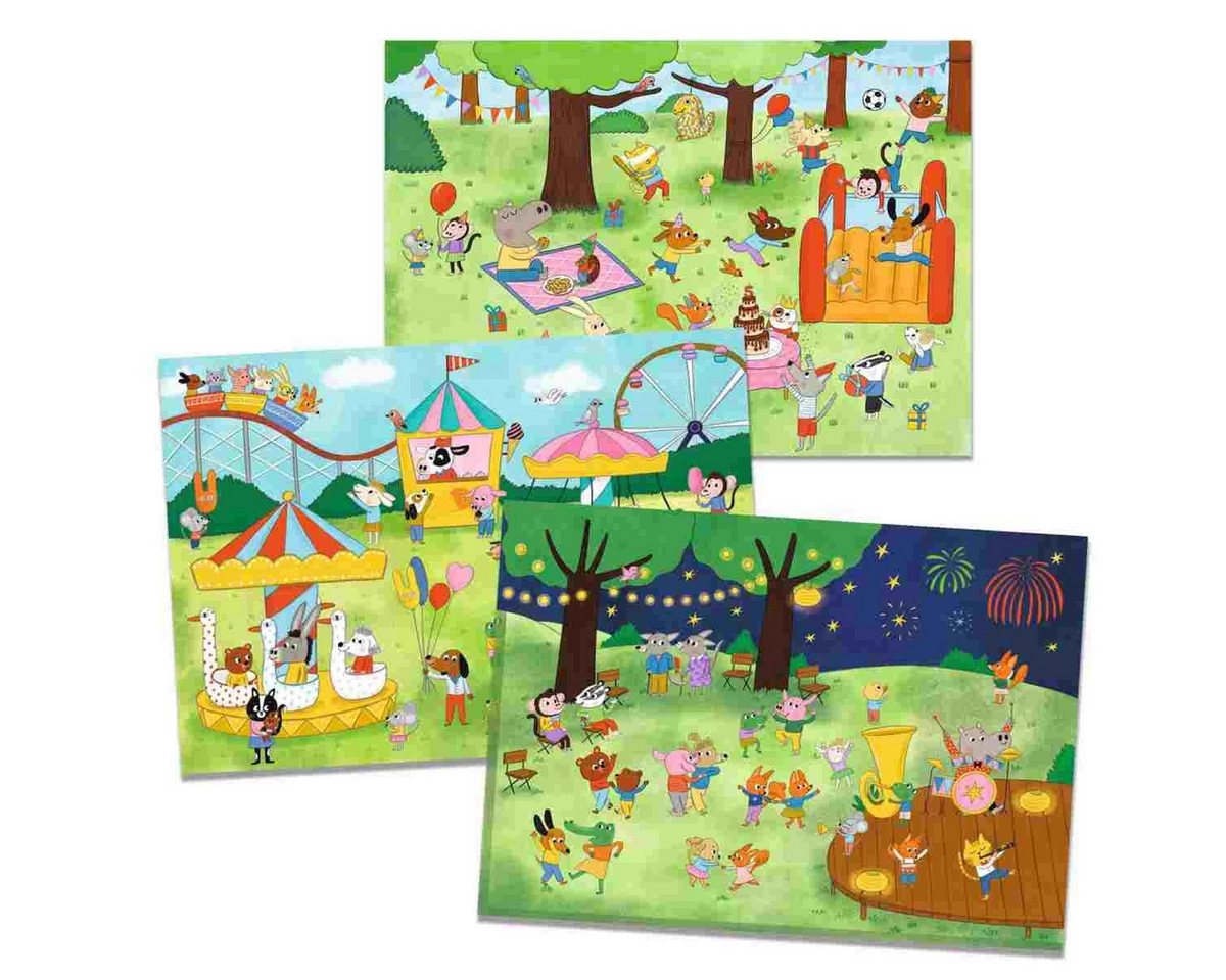DJECO Kreativset Rubbelbilder: Party Time Kreativset für Kinder Bild 4