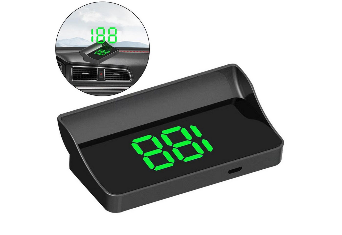 FELIXLEO Head Up Display Head Up Display GPS Tacho digital für Auto Motorrad Plug & Play Bild 3