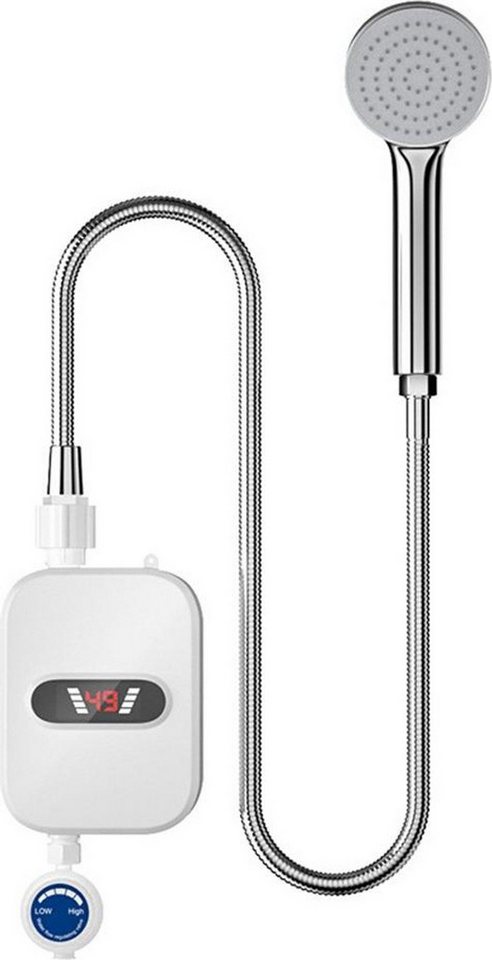 FELIXLEO Küchenarmatur Elektrischer Durchlauferhitzer LCD Edelstahl für Dusche Bild 3