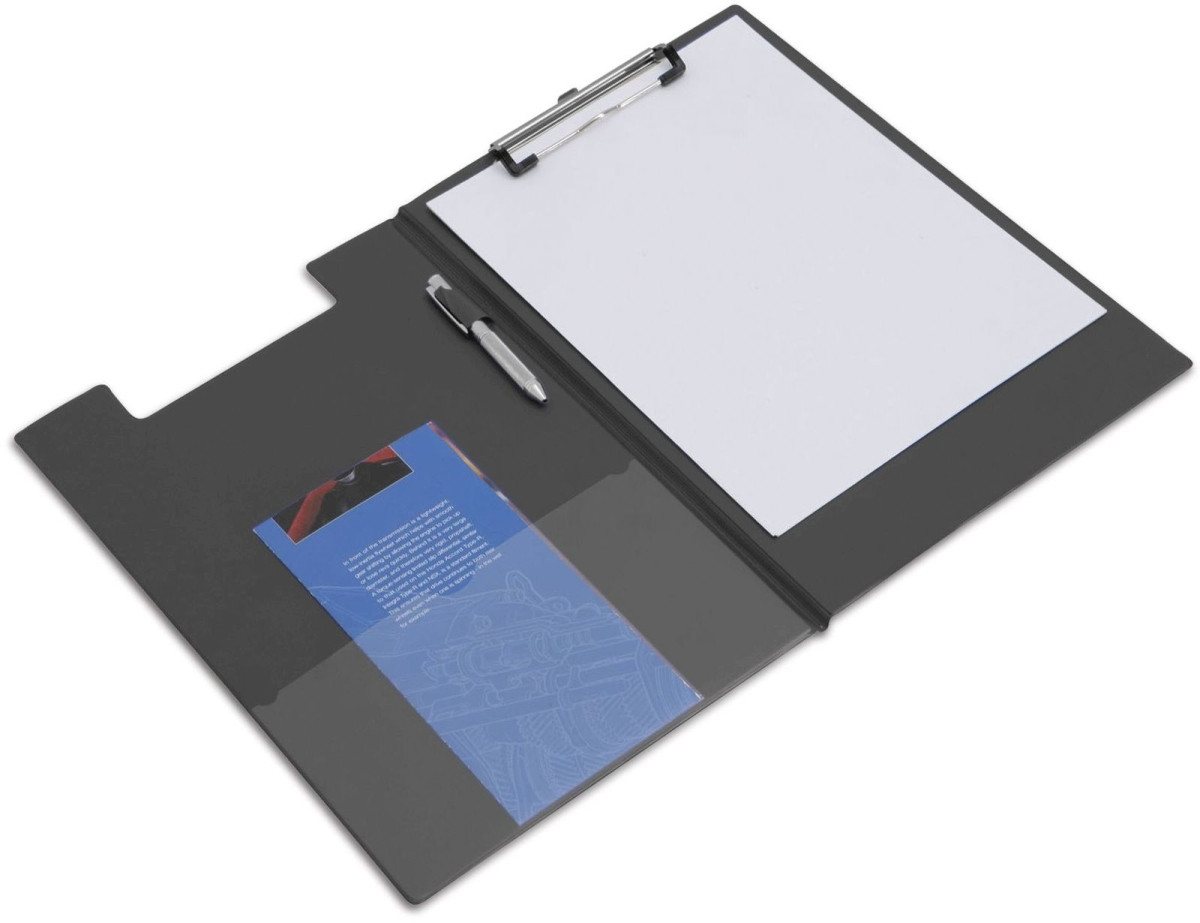 RAPESCO Schreibmappe Klemmbrettmappe A4 schwarz Bild 2