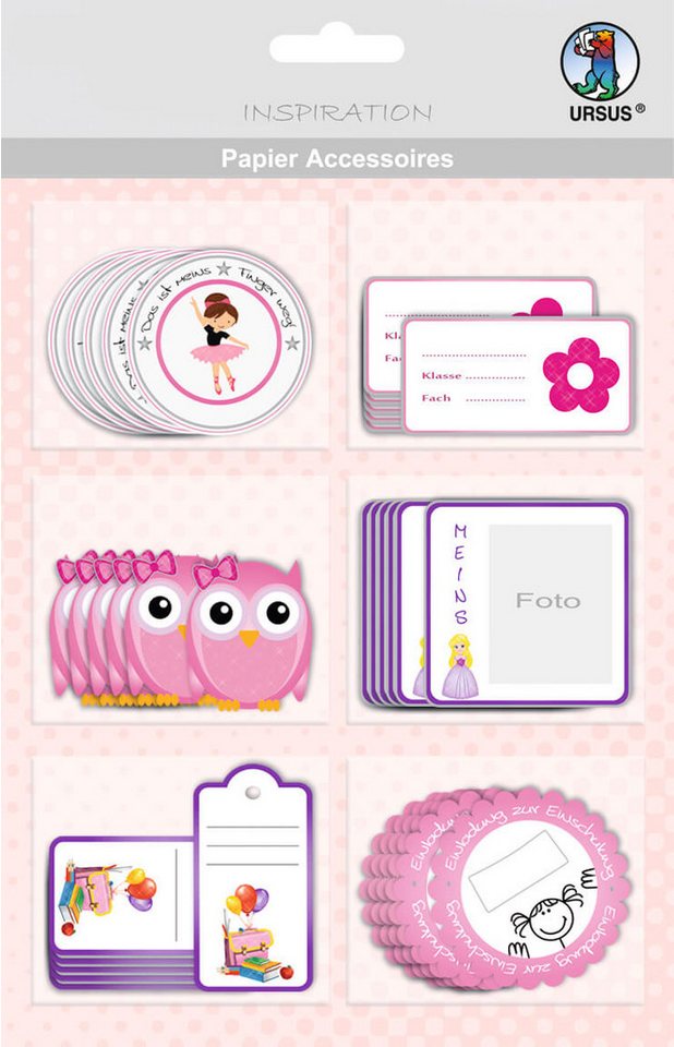 URSUS Schulheft URSUS Papier Accessoires rosa