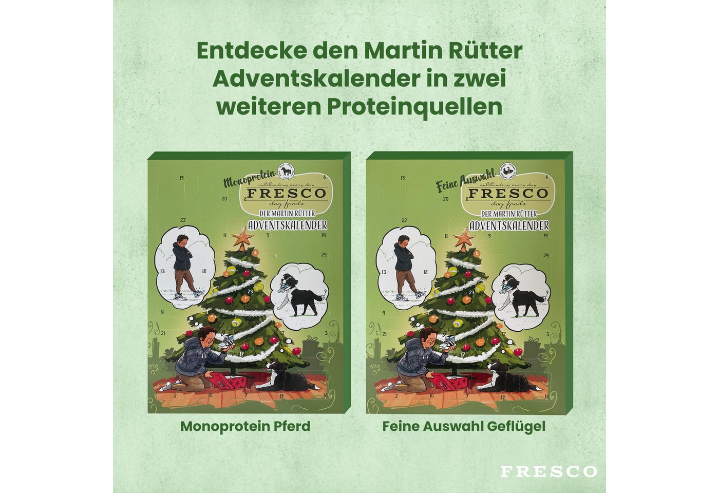 Fresco Dog Hunde-Adventskalender Martin Rütter Adventskalender 2026 für Hunde (Packung), Getreidefrei, viele Sorten & hoher Fleischanteil Bild 5