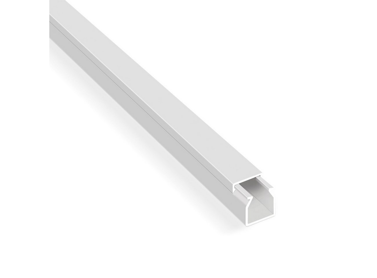 ARLI Kabelkanal Schraubbar mit Bodenlochung (9m Set, 9-St), PVC, schwer entflammbar, IP-Bewertung: IP40
