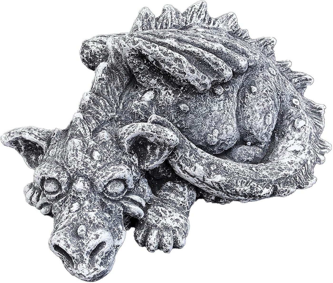 Stone and Style Gartenfigur Frostfeste Steinfigur Drache Flokii Bild 4