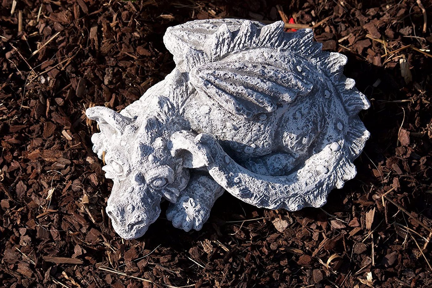 Stone and Style Gartenfigur Frostfeste Steinfigur Drache Flokii Bild 5