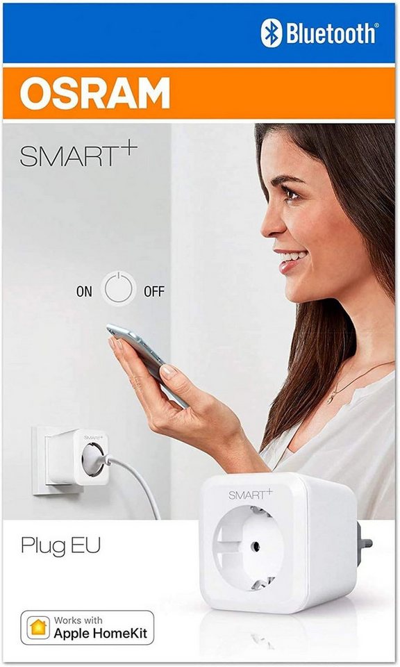 Osram LED Dekolicht, OSRAM SMART+ Plug, Bluetooth schaltbare Steckdose, fernbedienbar, für Bild 5