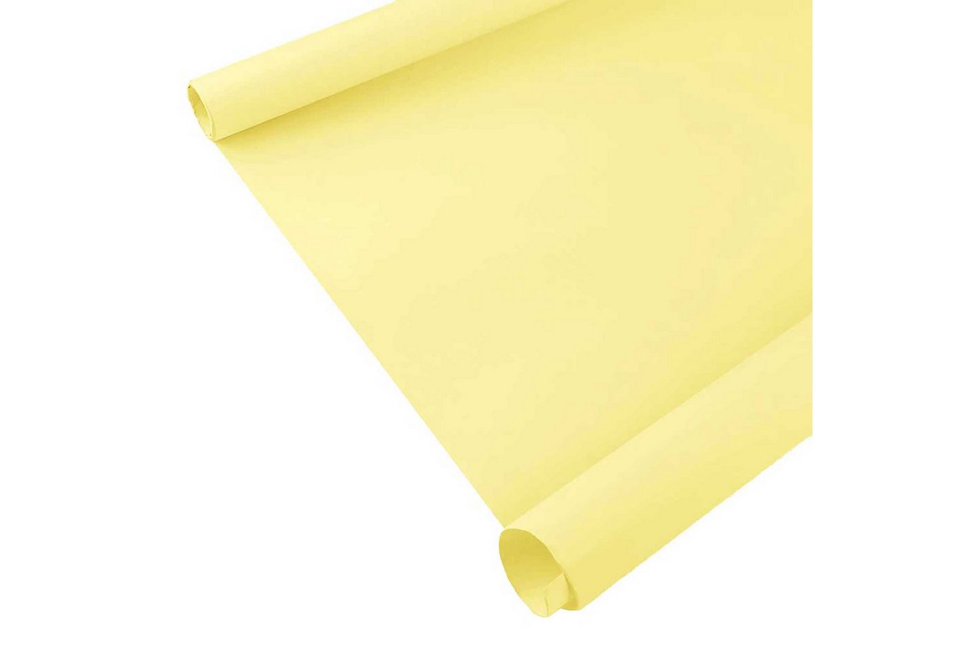 maDDma Geschenkpapier Geschenkpapier uni matt 1 Rolle Dekopapier Verpackungspapier, hellgelb Bild 2