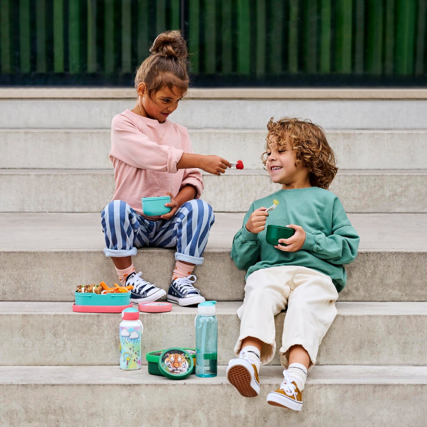 Mepal Lunchbox Lunchset für Kindergarten und Schule, Paw Patrol Design, robust, spülmaschinengeeignet, kindgerechte Bedienung, perfekt für unterwegs