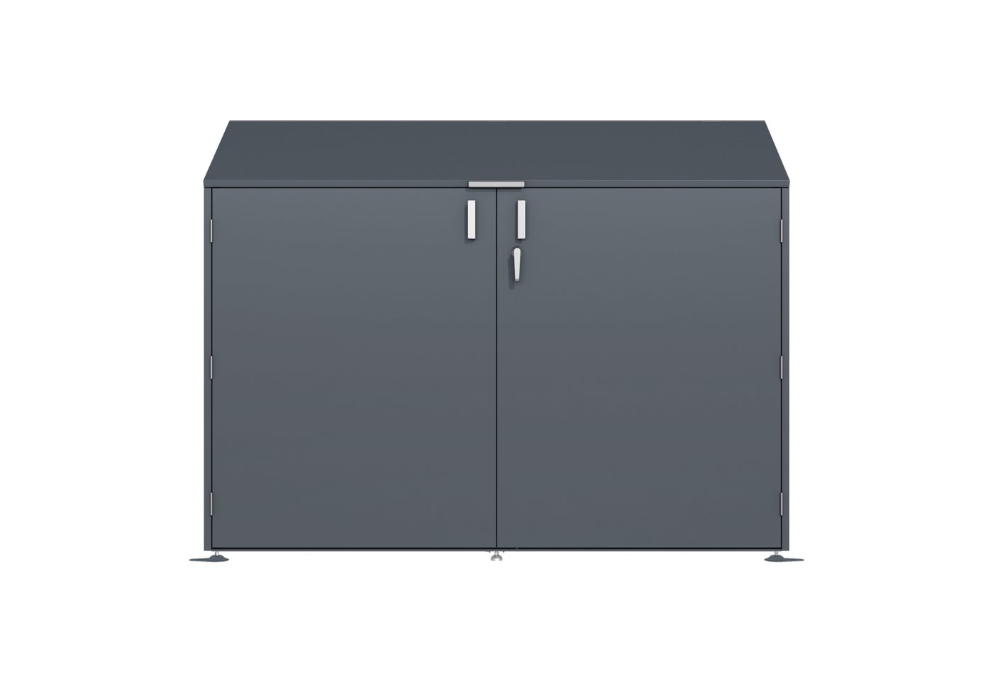ESTEXO Gerätehaus Fahrradgarage Fahrradbox Metall Box 200x100x157 cm abschließbar für Bild 5