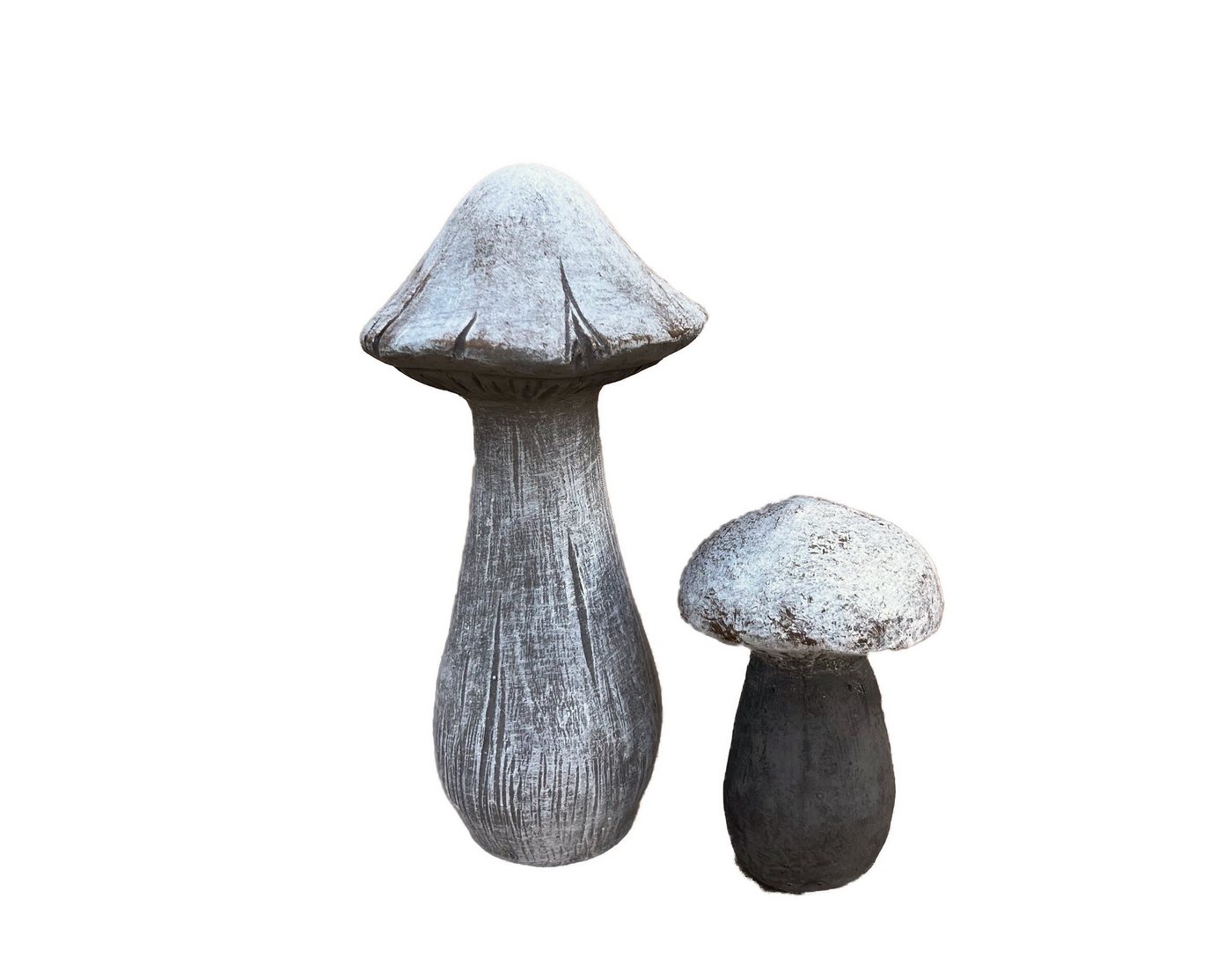 Stone and Style Gartenfigur Frostfeste Steinfigur 2er-Set Waldpilze Bild 2