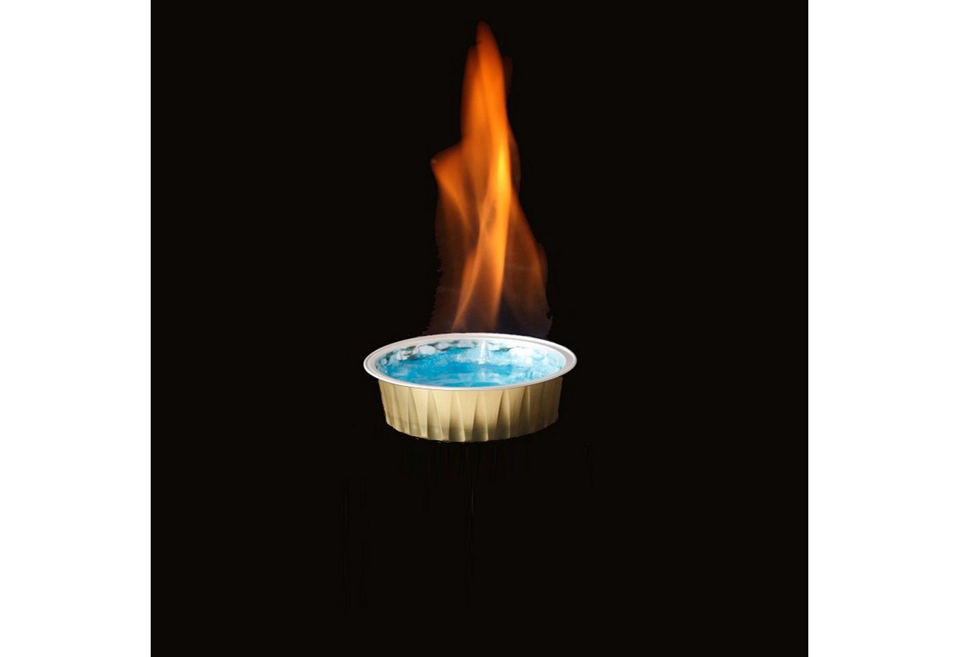 Till Bioethanol 4x Pastenbrenner Spiritusbrenner Rechaud Brenner Fondue Speisewärmer, verchromt mit 16x Ethanol Brennpaste a 80 g Bild 4