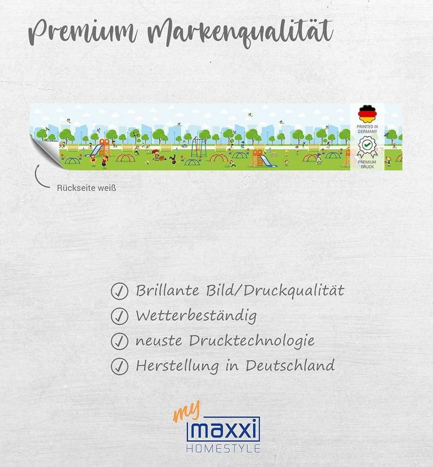 MyMaxxi Sichtschutzstreifen Sichtschutzstreifen spielende Kinder Sichtschutz Garten Zaun, (spielende Kinder) Bild 3