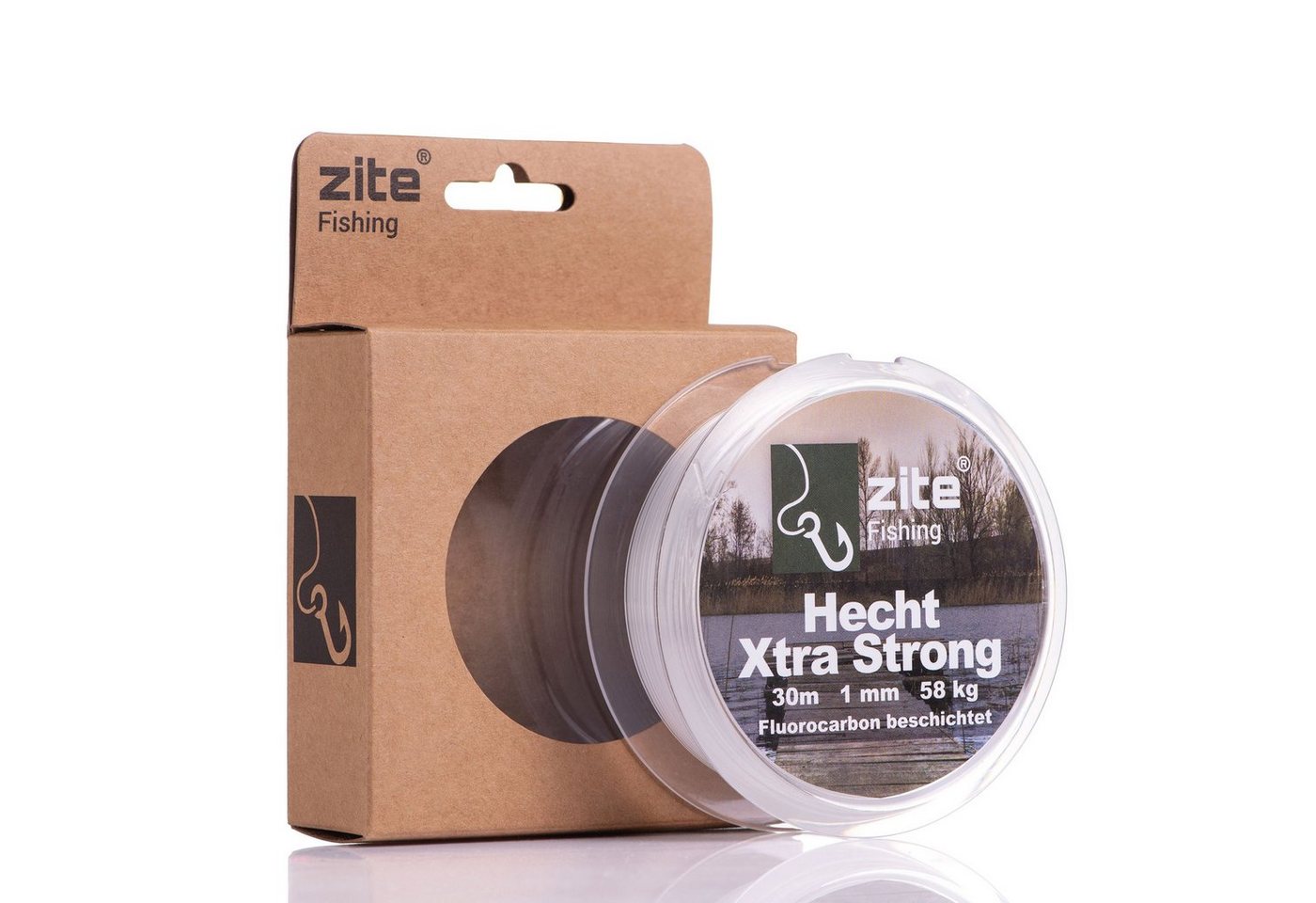 Zite Angelschnur Fluorocarbon Vorfachschnur 1,00mm, 58kg für Kunstköder-Angeln Bild 2