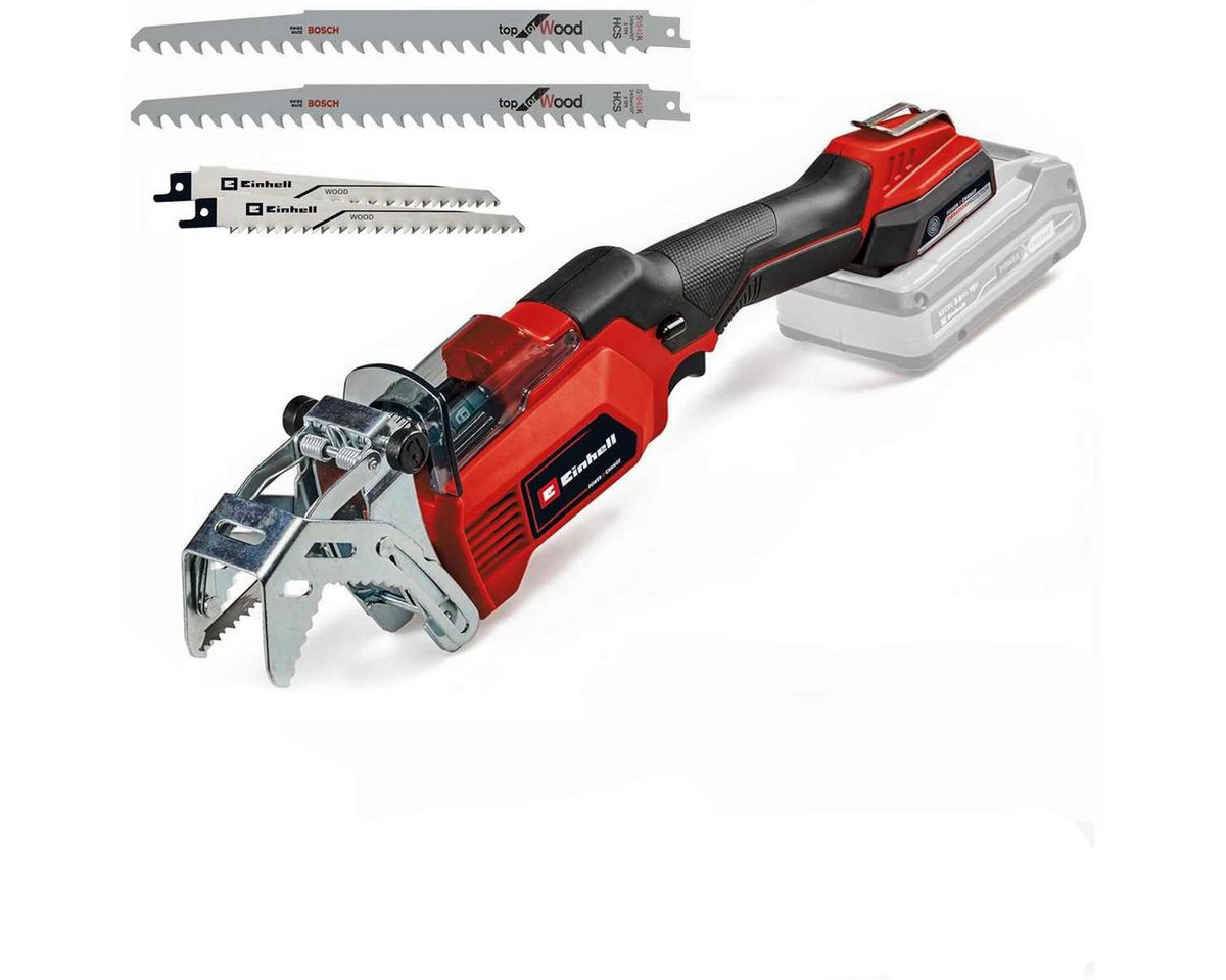 Einhell Akku-Säbelsäge Akkuastsäge GE-GS 18/150 Li-Solo 18V inkl- 2 kwb + 2 Extra Sägeblätter Bild 4