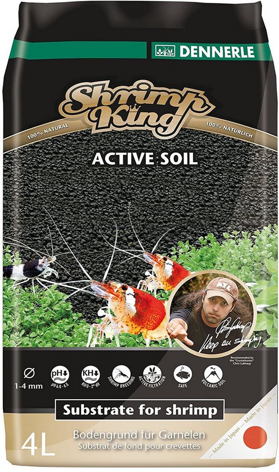 DENNERLE Aquarien-Substrat Shrimp King Active Soil, Aktiver Bodengrund Bild 2