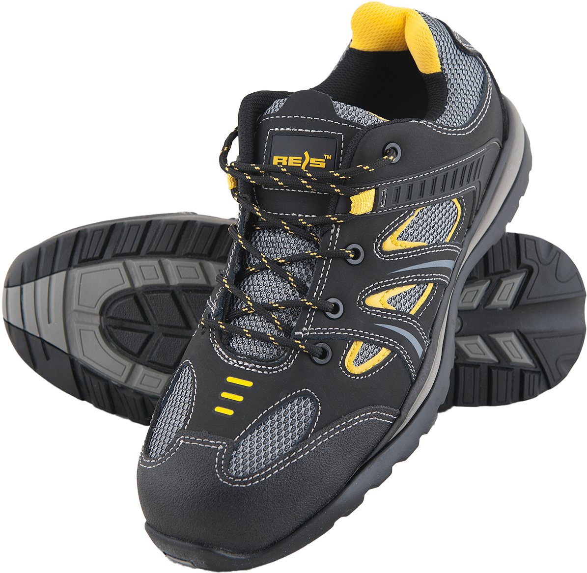 Reis Sichere Schuhe, Arbeitsschuhe Schwarzgraugelb, Reis Brfrog Arbeitsschuh Bild 3
