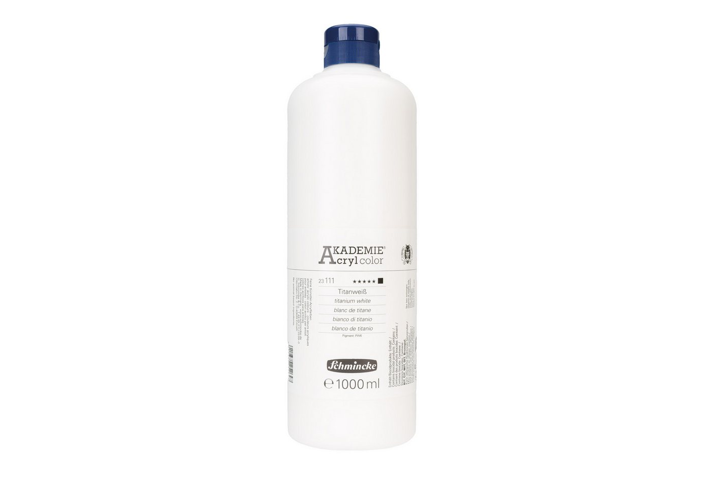 Schmincke Acrylfarbe Titanweiß 1000ml Acrylfarbe - AKADEMIE Acryl - 23 111 029