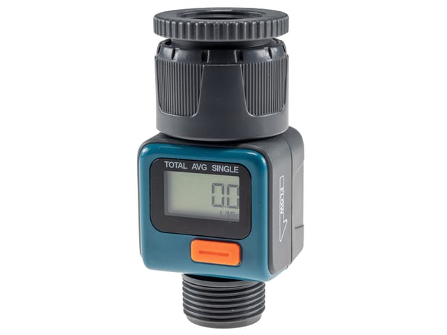 Digitaler Wasserzähler "CT-WZ4" mit Adapter 1" & 3/4", IPx6