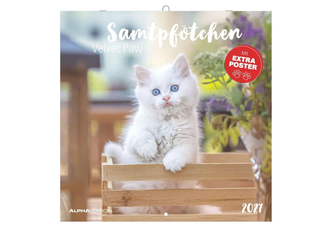 Wandkalender Samtpfötchen 2027 Bild 2