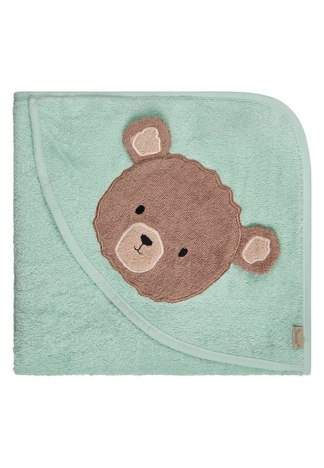 Sterntaler® Badetuch Motiv-Kapuzenbadetuch BÄR Bo, Frottee (1-St), Kapuzenbadetuch 100x100cm, aus weichemFrottee, mit süßer Applikation Bild 3