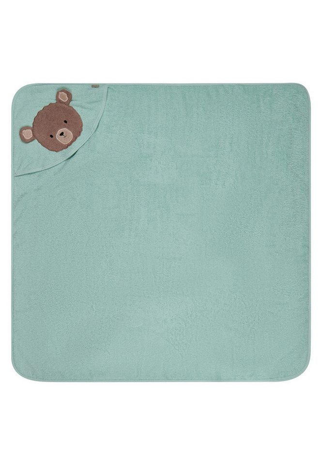 Sterntaler® Badetuch Motiv-Kapuzenbadetuch BÄR Bo, Frottee (1-St), Kapuzenbadetuch 100x100cm, aus weichemFrottee, mit süßer Applikation Bild 5