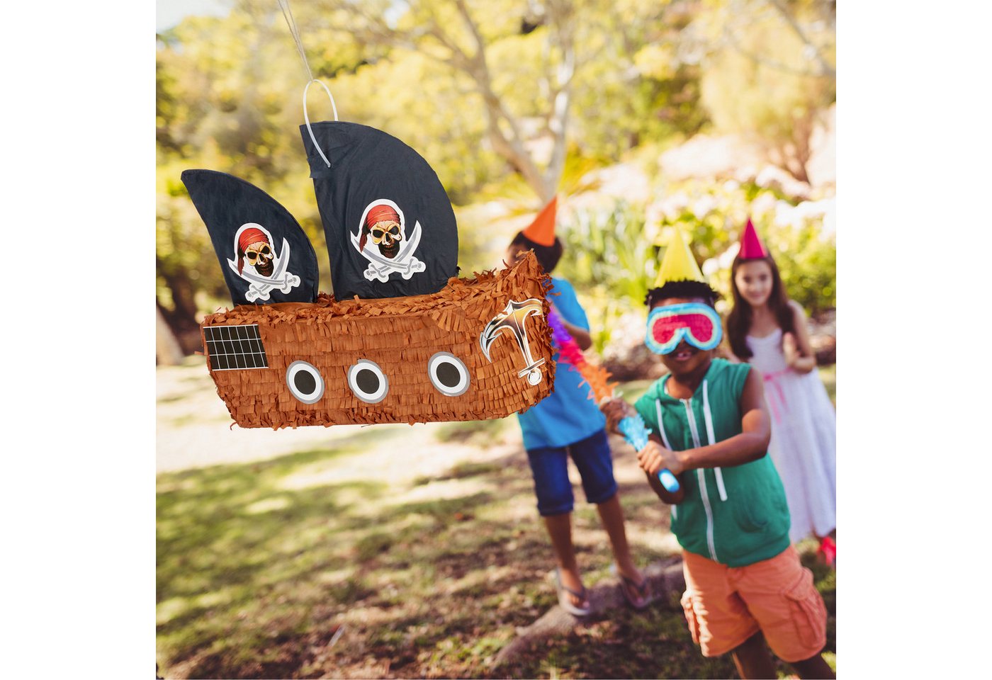 relaxdays Pinata Piratenschiff Bild 2