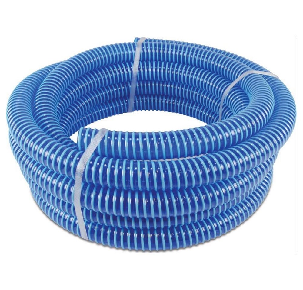 bevo Spiralschlauch 7m 1 Zoll 25mm blau Saugschlauch Pumpenschlauch Ansaugschlauch