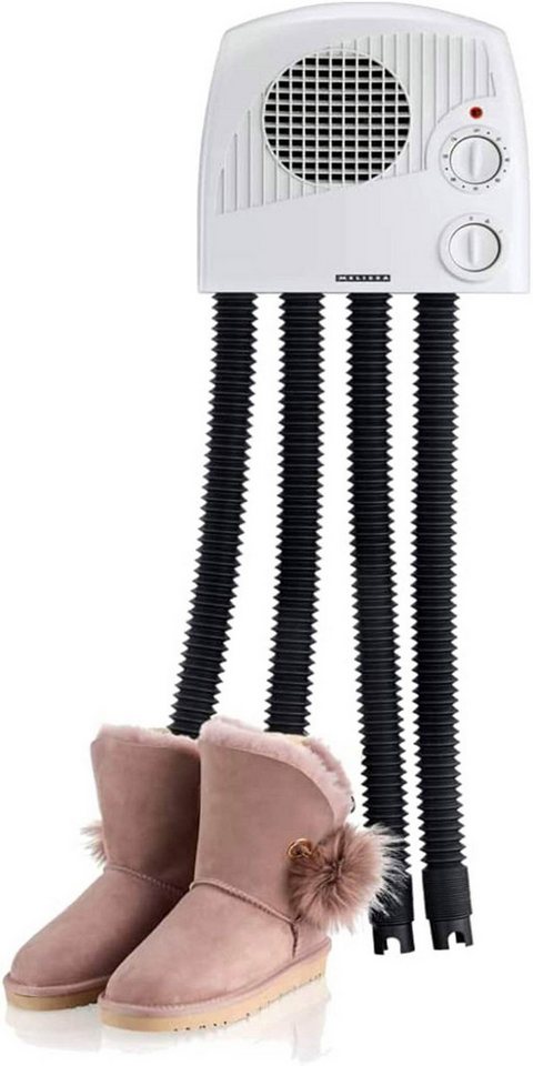 MELISSA Schuhtrockner 16540012 Schuh-Trockner für warme Füße Schuh-Heizung für 2 Paar Schuhe