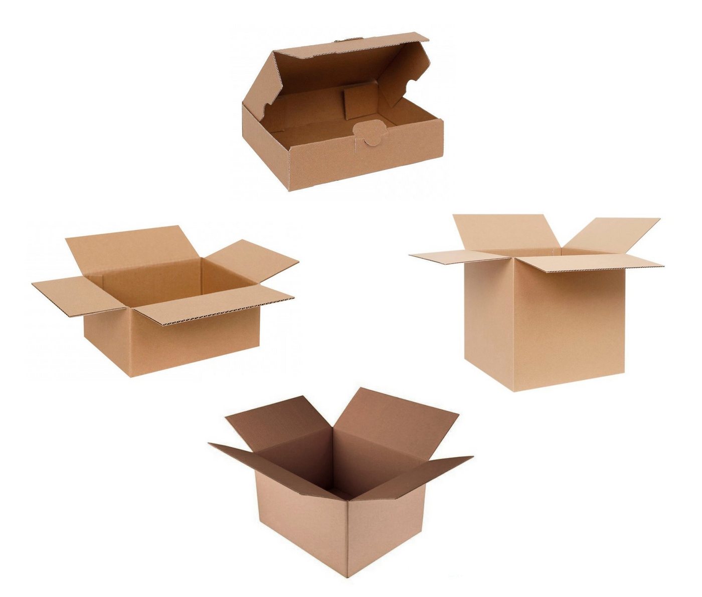 Brillibrum Versandkarton Versandkarton diverse Größen Pappkarton Karton Verpackung Umzugskarton