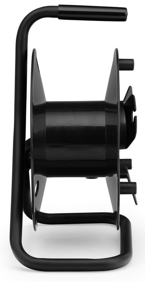 Pronomic KT-100 Leertrommel für Kabel, Draht, Seil, Schlauch usw. Kabeltrommel (Rundspule aus Kunststoff), Für ca. 80 - 100 Meter Mikrofonkabel