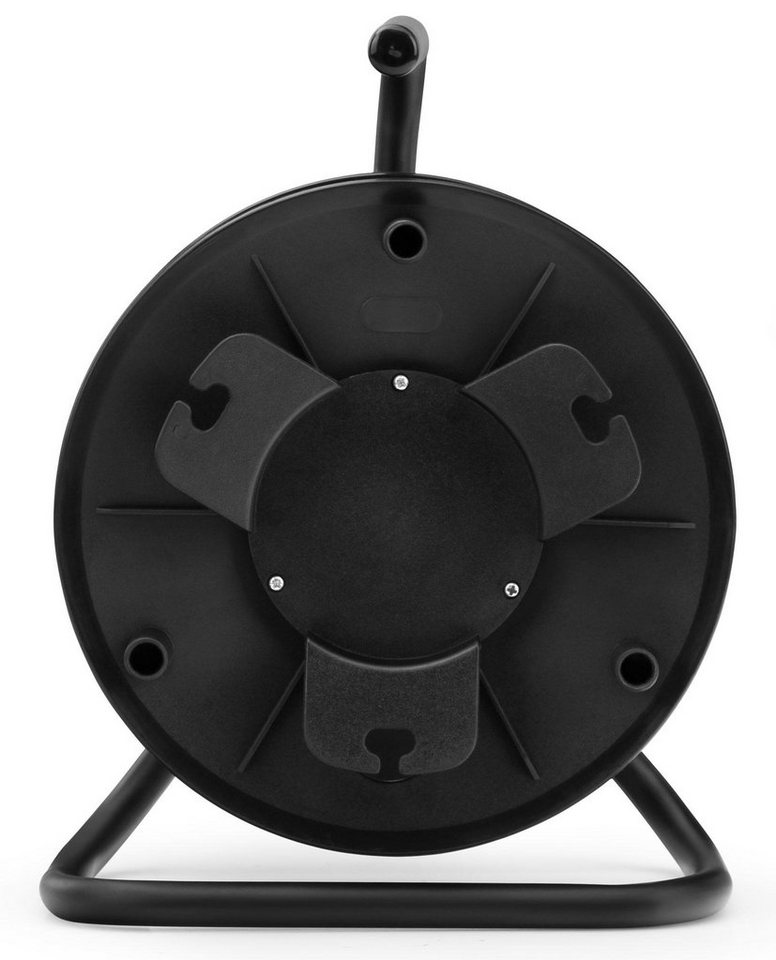 Pronomic KT-100 Leertrommel für Kabel, Draht, Seil, Schlauch usw. Kabeltrommel (Rundspule aus Kunststoff), Für ca. 80 - 100 Meter Mikrofonkabel Bild 4